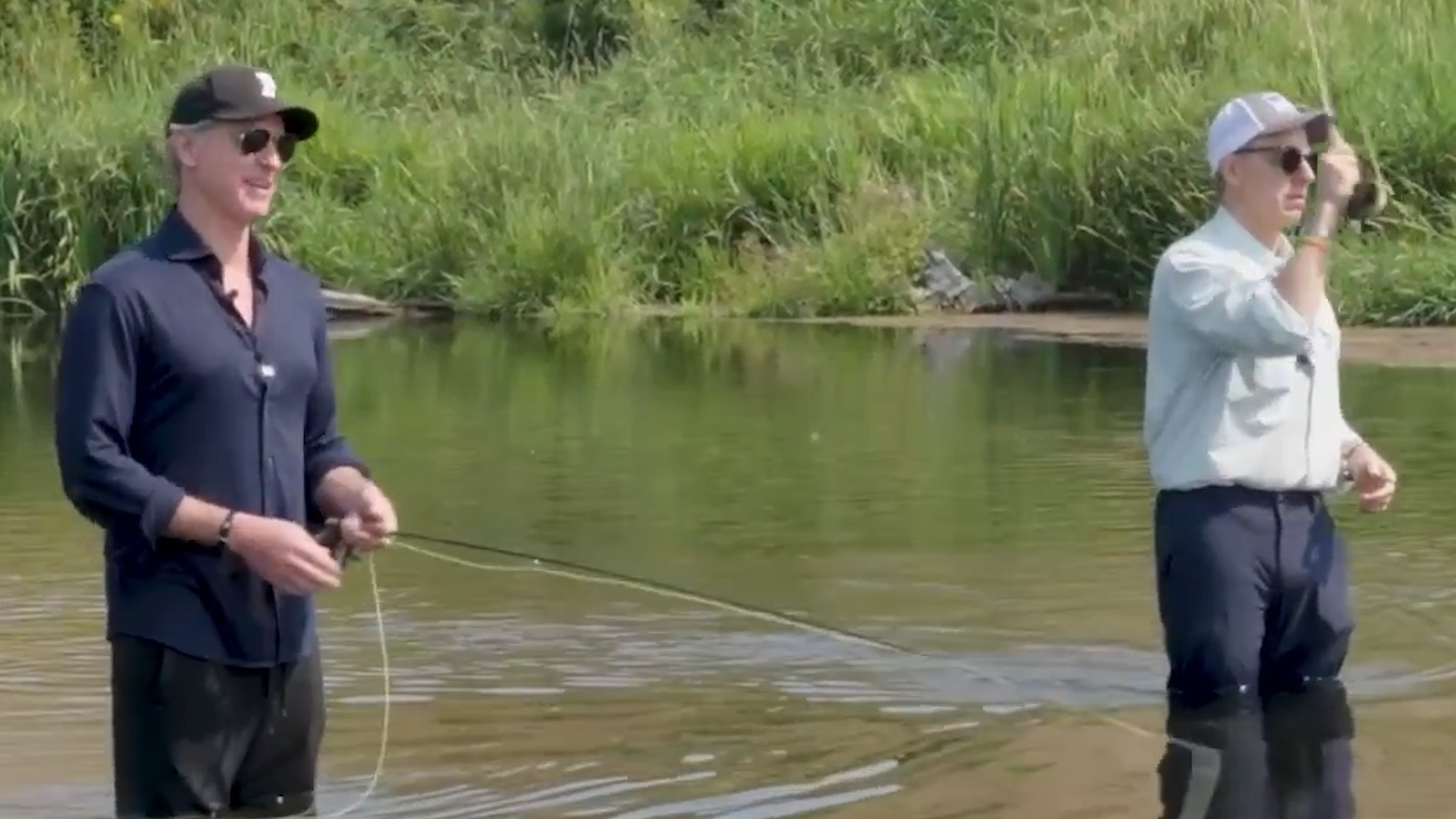 Fishing For Answers? Gavin Newsoms Strange CNN Interview